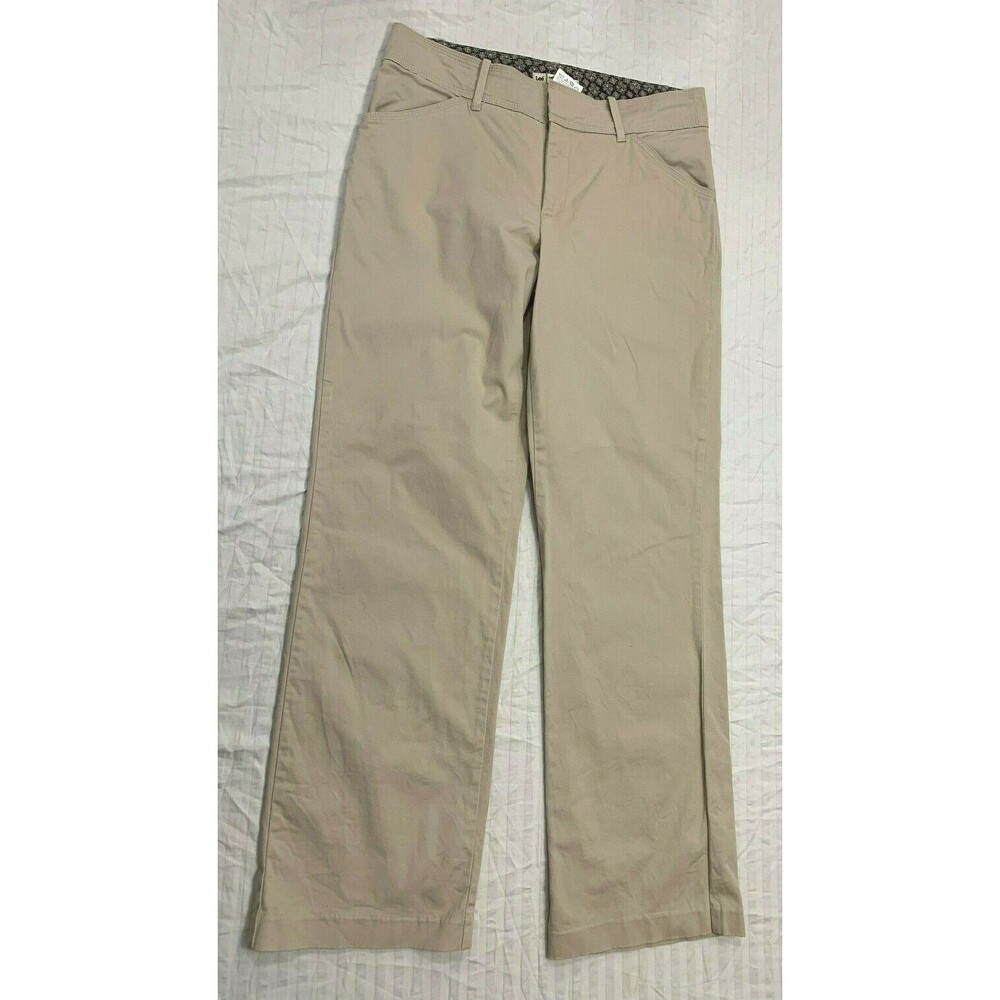 LEE NATURAL STRAIGHT LEG WOMENS PANTS SIZE 10